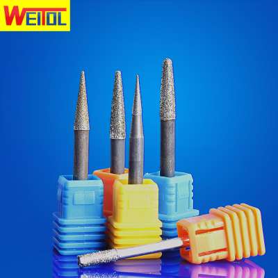 WeiTol engraving cutter from china diamond core drill bit end mill for stone Diamond burr bit for jade