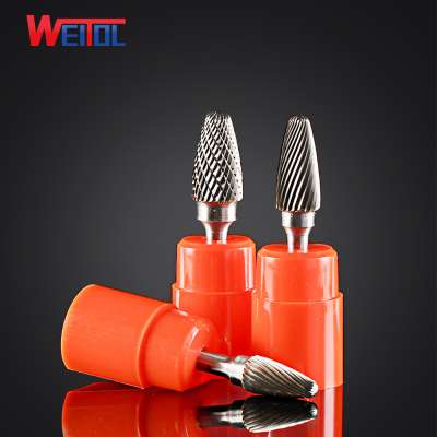 WeiTol 6mm tungsten carbide rotary burrs with metal grinding